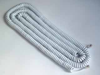 powiększenie-kabel spiralny wtyk 4P4C - wtyk 4P4C 15 m